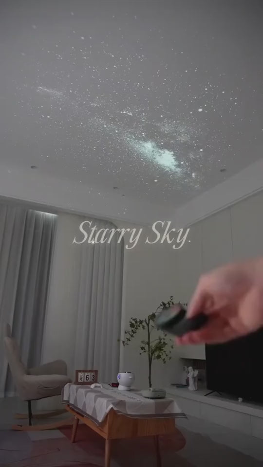 Lunara Cosmic Projector – 12-i-1 planetarieprojektor med galaxmotiv